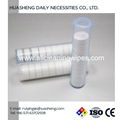  biodegradable rayon mini tissue compressed wipe coin napkin for airline biodegr 2