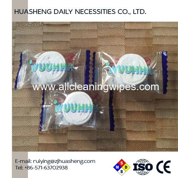 compressed non-woven paper napkin magic towel coin tablet tissue  5