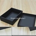 Matte black paper packing gift box from China supplier 2