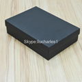 Matte black paper packing gift box from China supplier 4