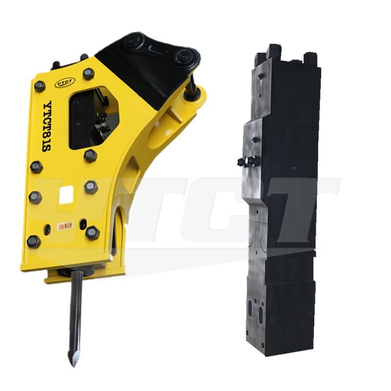 ytct side type hydraulic breaker for any brand excavator  4