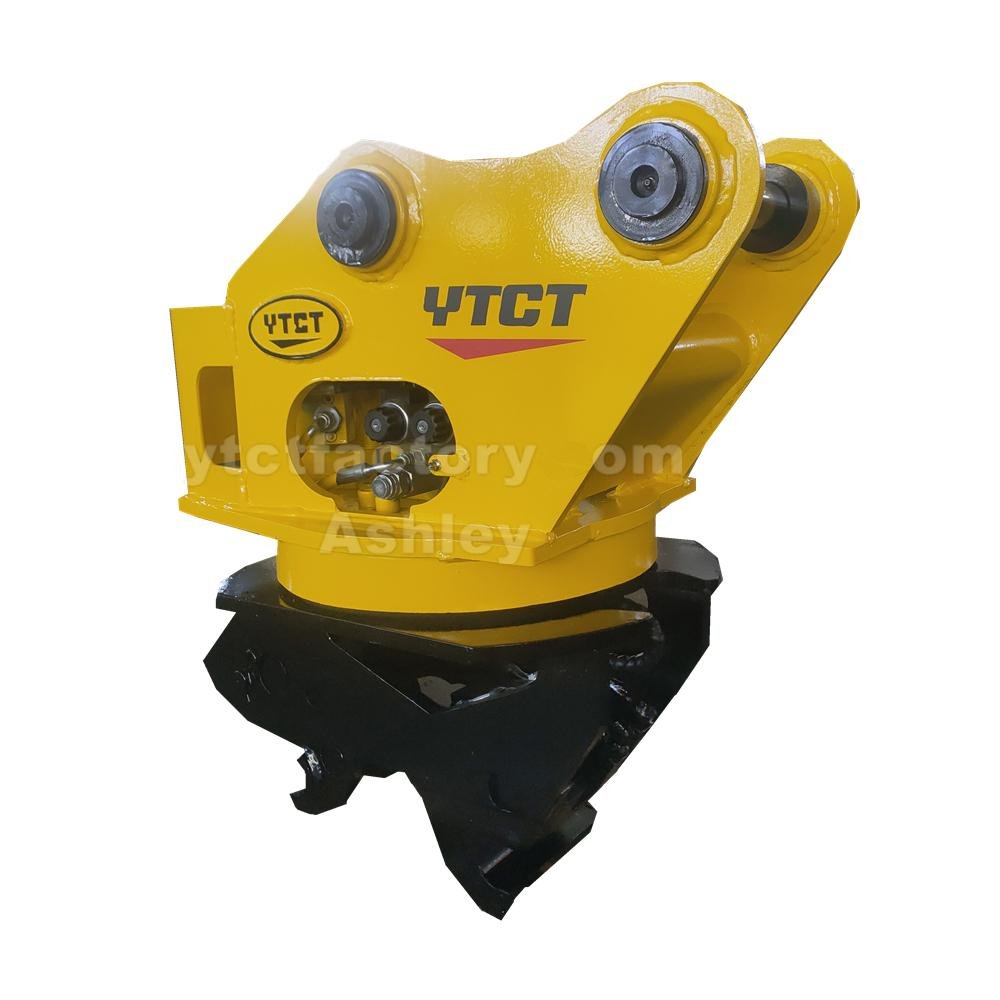ytct 360 degree rotating rotary tilt quick hitch quick coupler for excavator  4