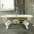  French bateau cast iron  Bathtub