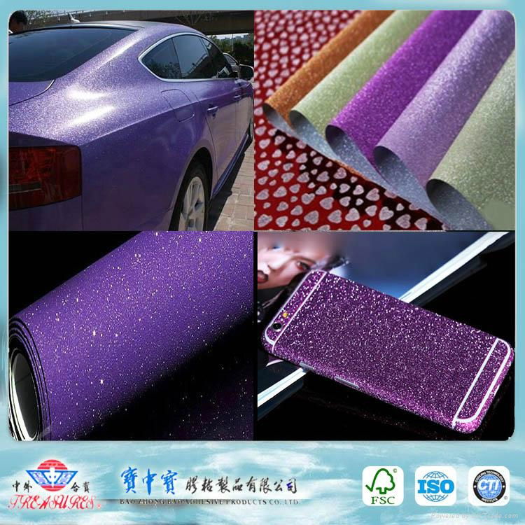 self adhesive glitter film