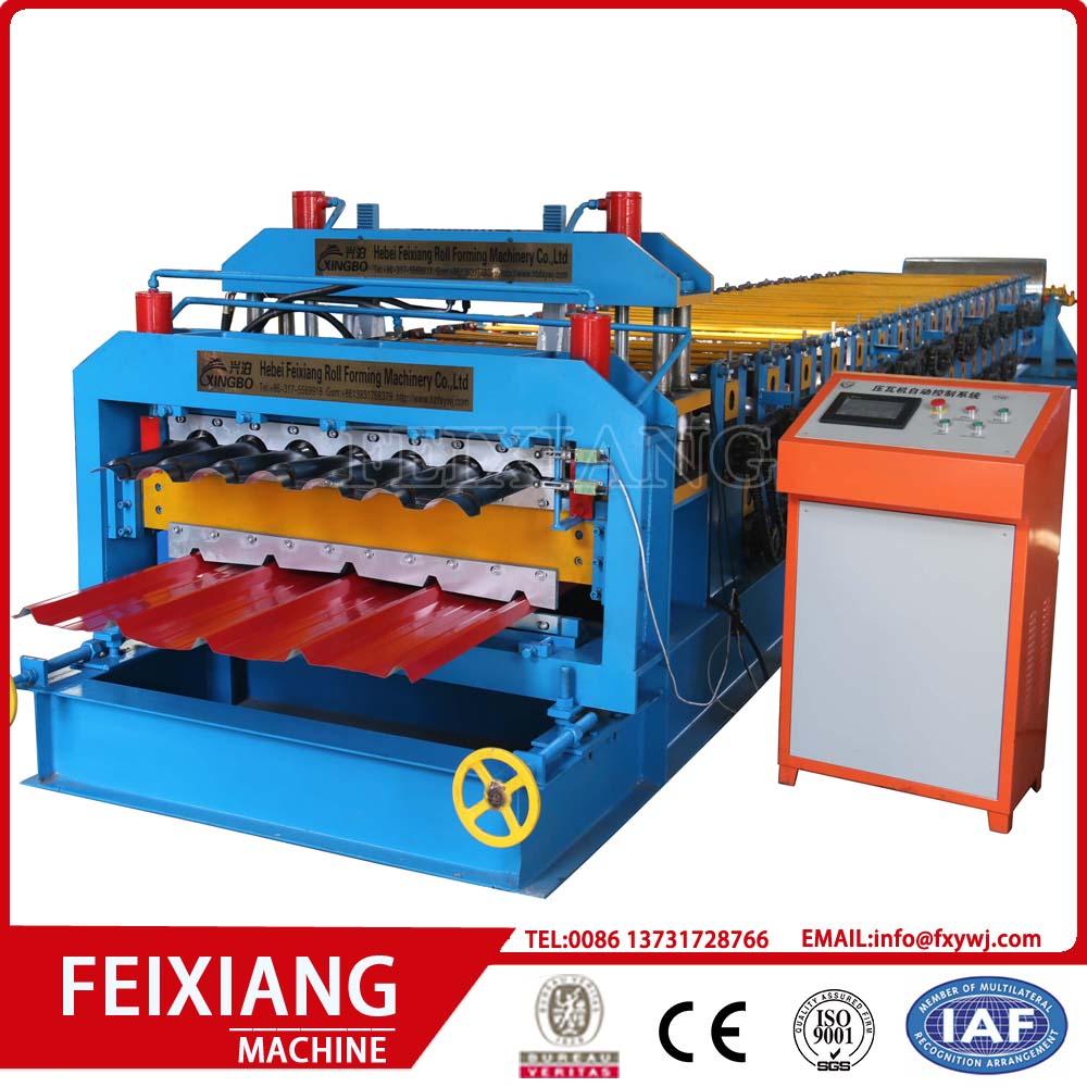 Aluminum Roof Glazed Tile Roll Forming machine 5