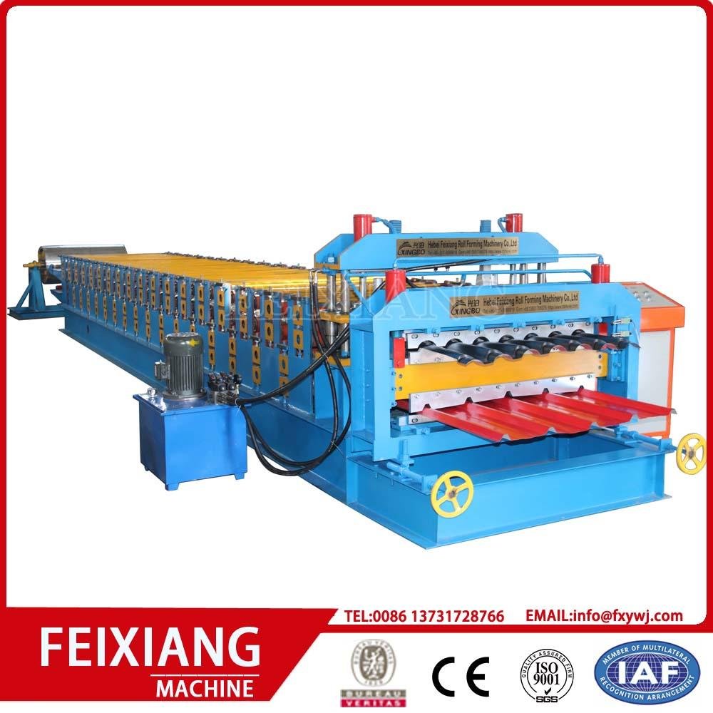 Double layer IBR roof metal forming machine