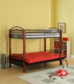 Twin Futon Convertible Wooden Post Bunk Bed 2