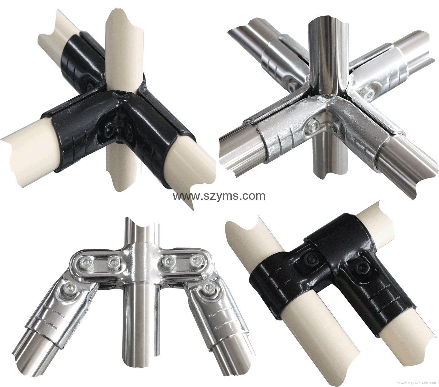 JY-4|cross joint|pipe connector|antirust joint|metal clamp joint 4