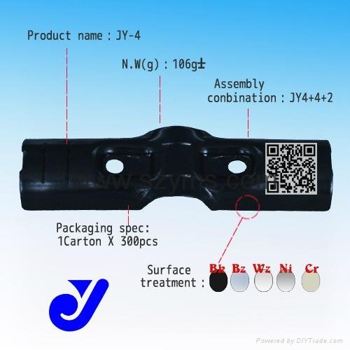 JY-4|cross joint|pipe connector|antirust joint|metal clamp joint