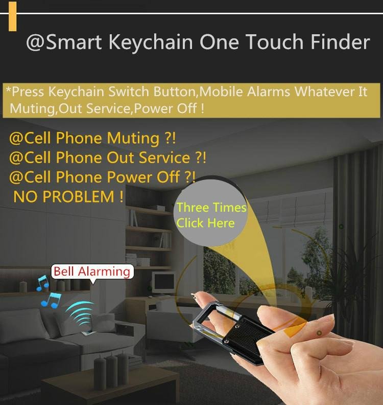 039 GPS smart key holder bluetooth tracker anti lost key finder wallet phone 5