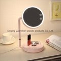 LED Makeup Mirror Wide View Rotatable Adjustable  Desk Lamp double side light