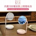 LED Makeup Mirror Wide View Rotatable Adjustable  Desk Lamp double side light 2
