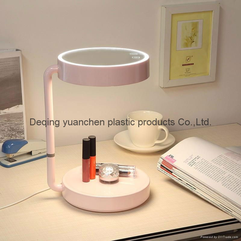 LED Makeup Mirror Wide View Rotatable Adjustable  Desk Lamp double side light 4