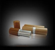 Eco-friendly bamboo lipstick tubes with custom engrave logo 2