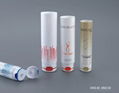 Body lotion cosmetic tubes with double color caps 5