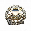 Hongfuxin Custom Badge 3D stamping Brass 5