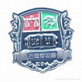 Hongfuxinzinc Alloy Struck 3D Metal Badge  5