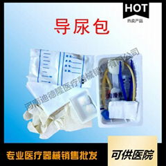 The disposable use asepsis catheter urethral catheterization bag