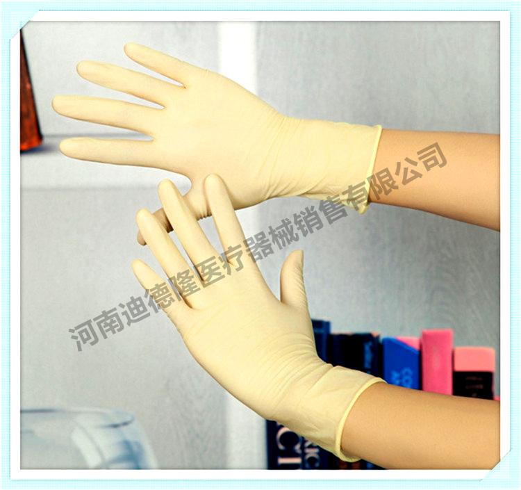 disposable sterilized rubber surgical gloves 5