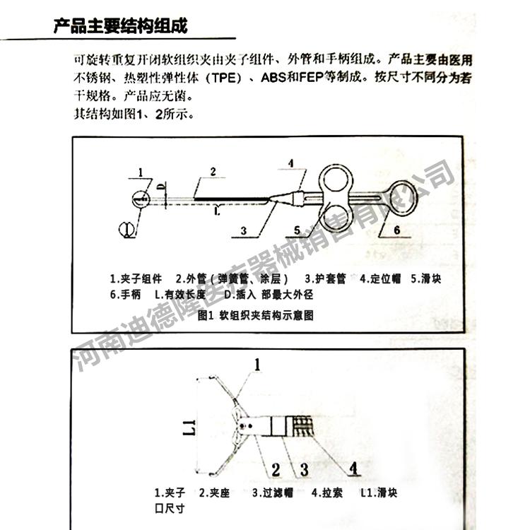 可旋转重复开闭软组织夹（和谐夹） 3