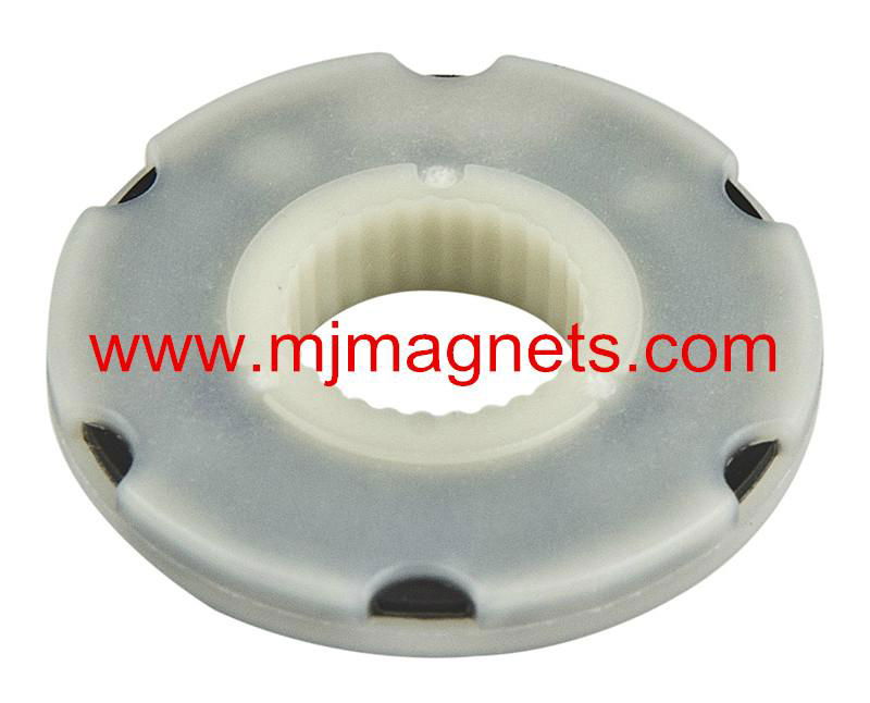 injection bonded magnets for sensors