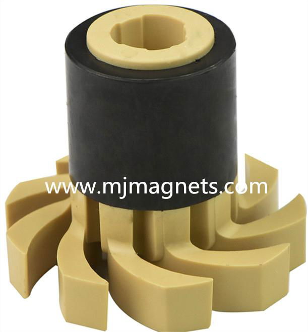 injection bonded magnetic impeller 1