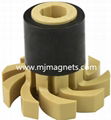 injection bonded magnetic impeller