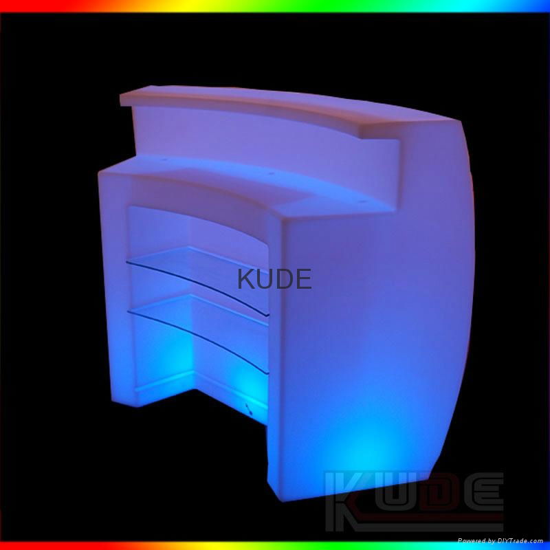 Wholesale Plastic Furnitures LED Bar Counter 4