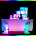 LED Cocktail Bar Serving Station Portable Glowing Bar Counter