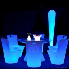 Glowing Luxurious Outdoor LED Illuminated Furniture