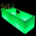 Illuminated Cube Pots Illuminated Planter for Hotel Resturant 1