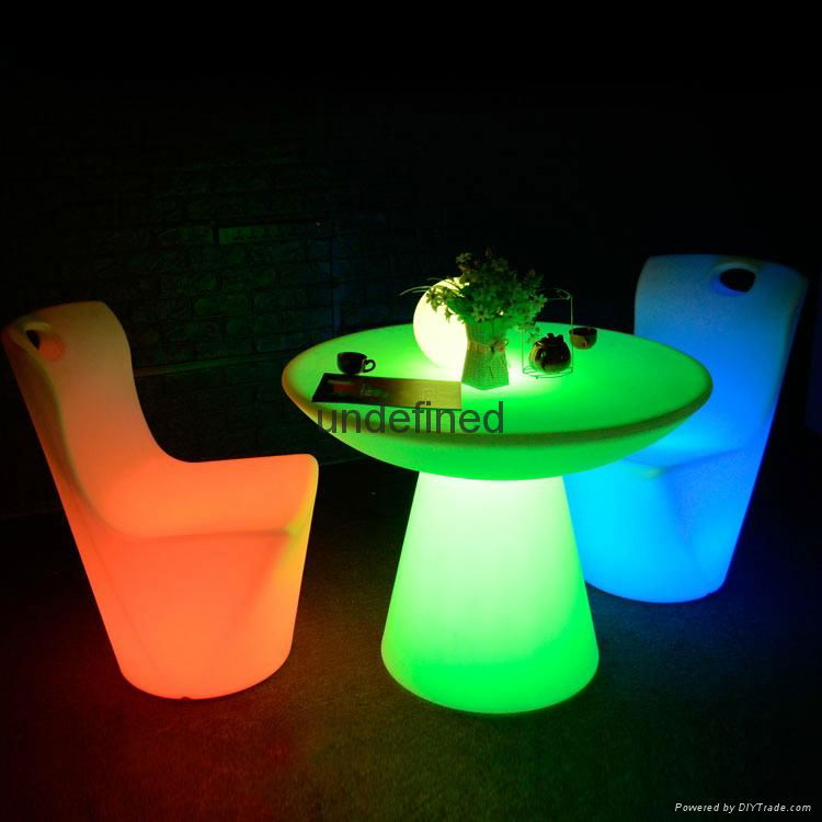 Modern Bar Furniture Home Bar Decor Glowing Sofa Set 3