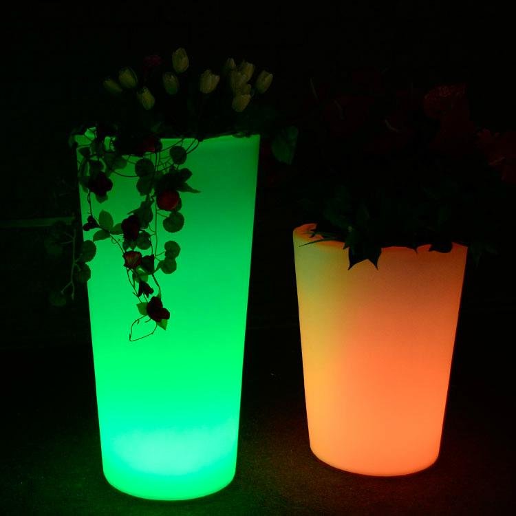 LED Flower Pot Lighting LED Color Changing Flower Planter 2