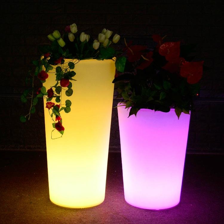 LED Flower Pot Lighting LED Color Changing Flower Planter 4