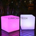 Light up Cube Seat Chair Stool Illuminated LED Cube 5