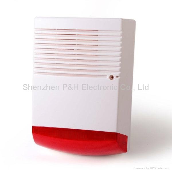Outdoor Battery Backup Siren with Flash 2