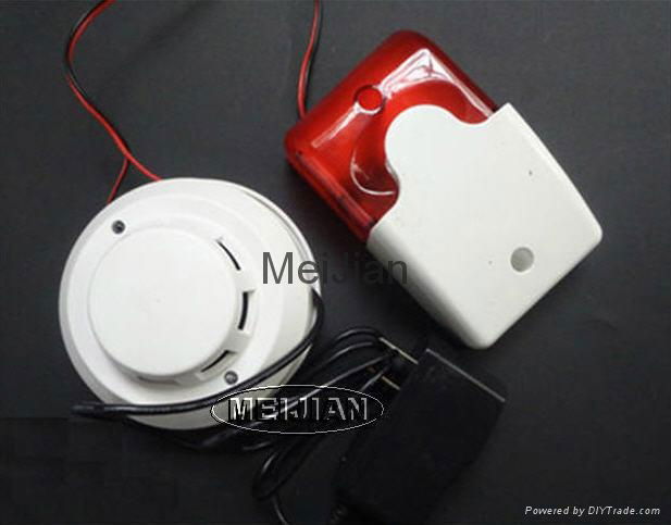 High Sensitivity Smoke Detector fire fighting alarm 4 wired fire alarm cigarette 3