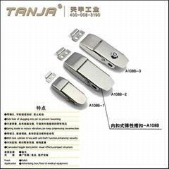 A108 Concealed toggle latch stainless steel latch lock with key