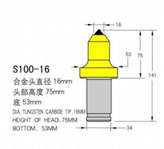 采煤機截齒