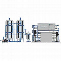 Double Level LWT 2000LPH Reverse Osmosis Water Treatment Machine