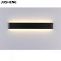 6W Black Aluminum LED wall lamp for