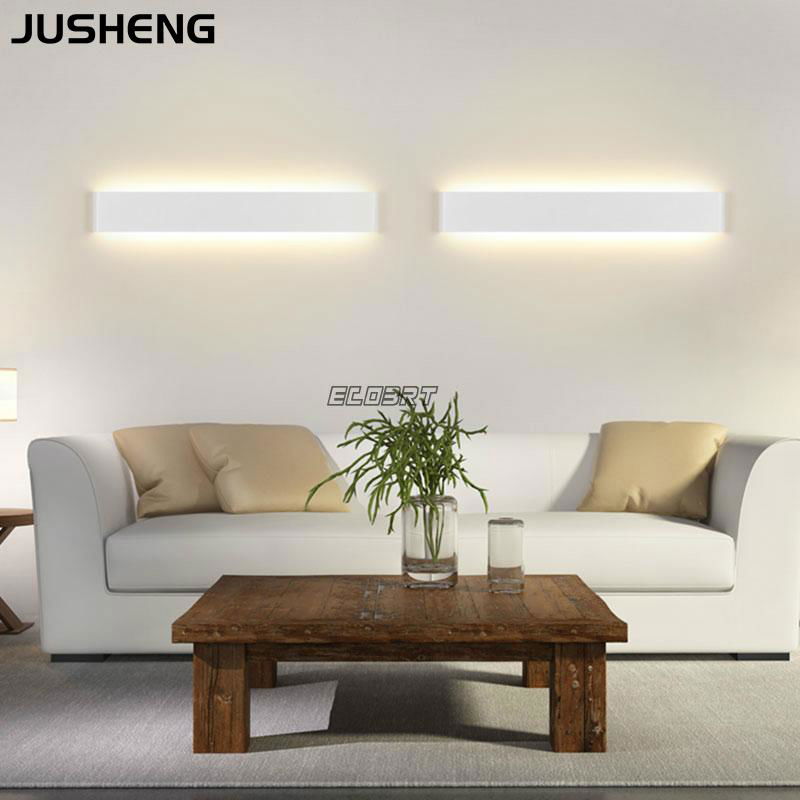 6W Black Aluminum LED wall lamp for indoor home living room lighting 110-240v ac 3