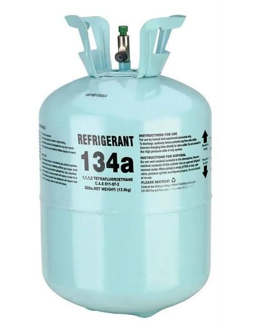 99.9% Purity 13.6kg/30lbs Disposable Cylinder Freon 134A Refrigerant Gas R134A 3