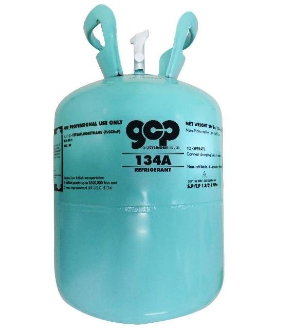 99.9% Purity 13.6kg/30lbs Disposable Cylinder Freon 134A Refrigerant Gas R134A 4