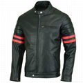 LEATHER MEN FASHION JACKET KMX-0081 1