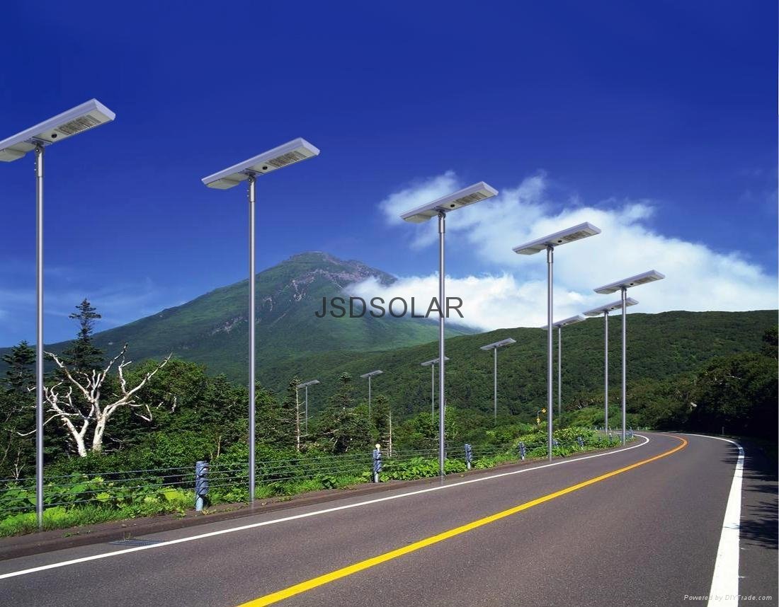 Customized professional street light 30w solar light controller all in one solar 2