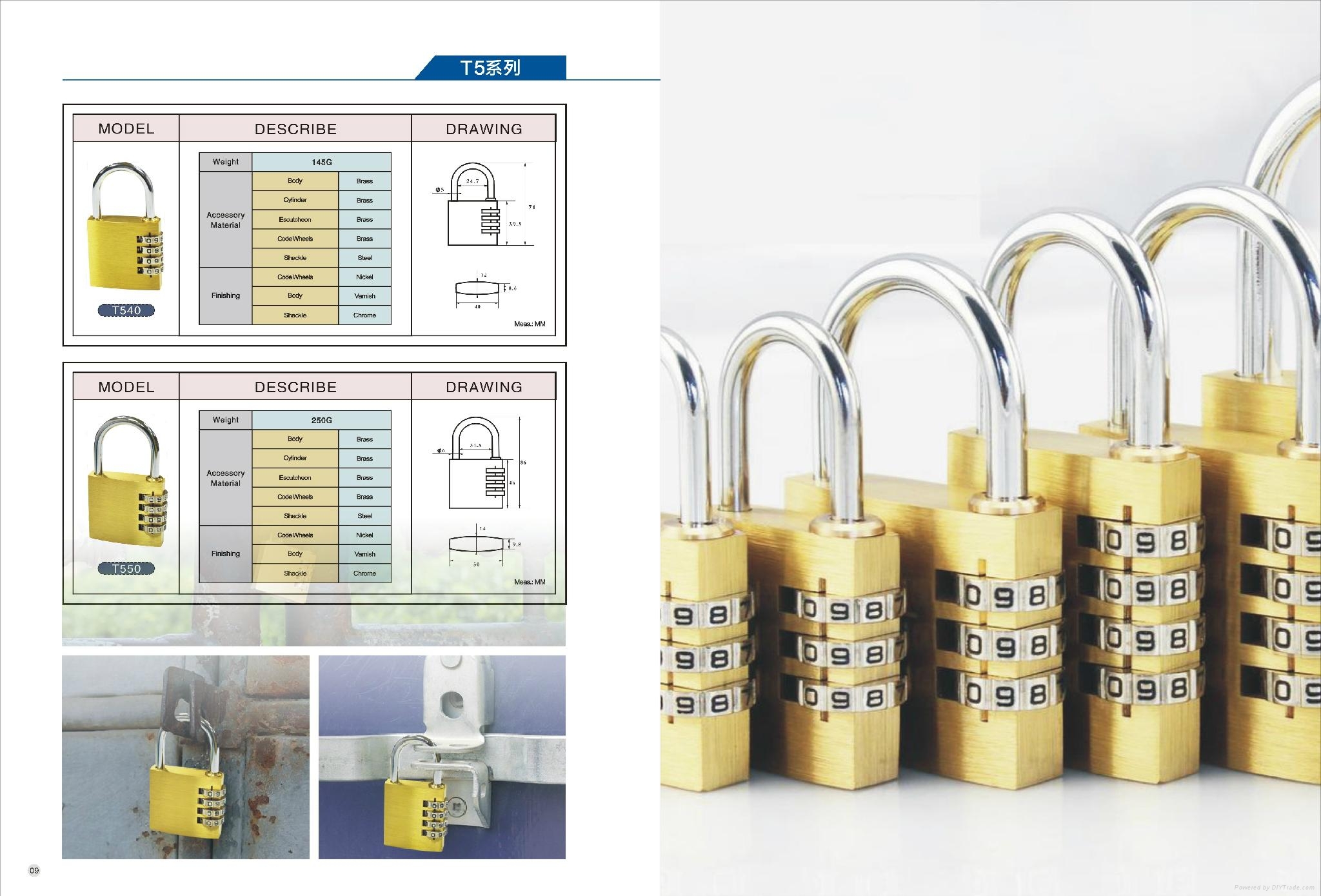 Combination Brass Padlock (China Manufacturer) Locks Security