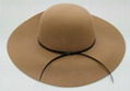 custom women hats round top wide brim