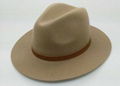 wholesale wool felt hats for women lady custom homburg 1