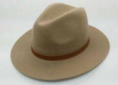 wholesale wool felt hats for women lady custom homburg